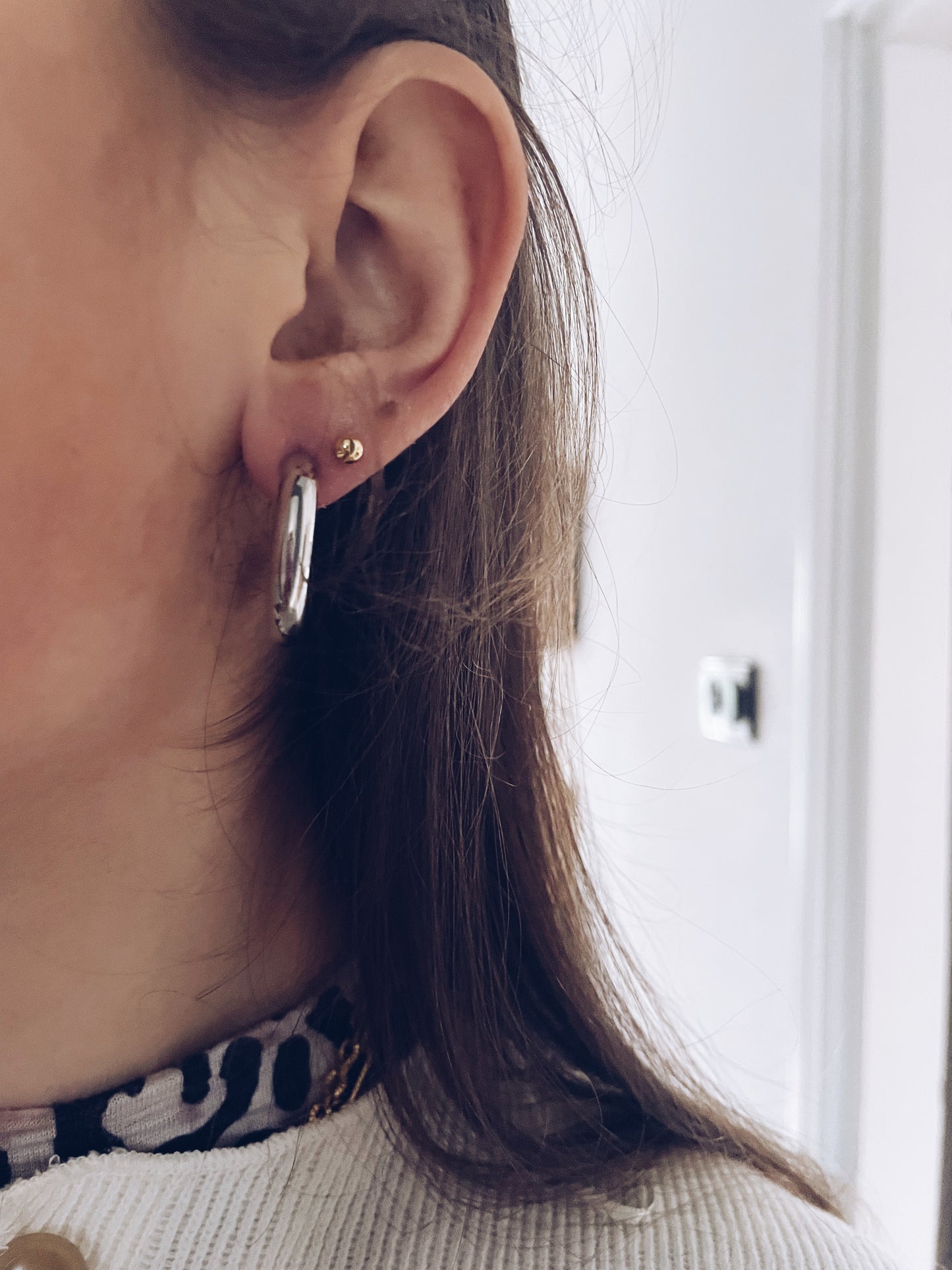 Mini hoops zilver