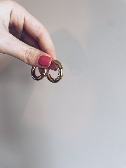 Mini hoops gold